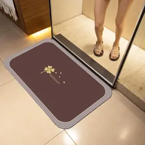 Premium Diatomaceous Earth Bathroom Mat | Quick-Drying, Non-Slip Bathroom Mat for Bathrooms and Kitchens, Hygienic and Easy to Clean