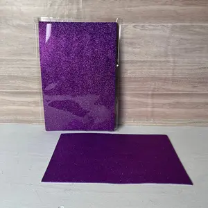 8X12 Purple Glitter Self-Adhesive Foam Sheets (5pack)