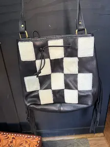 Checkered Bucket Bag (3 Styles)