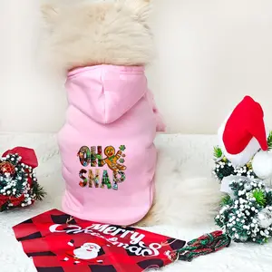 Cartoon Festival Themed Pet Hoodie, Comfortable Pet Clothes for Small to Medium Dogs, Pet Decoration Supplies