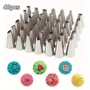 Package 48: Flower nozzle cake Cream, bean curd sticks and rose petal flower DIY decoration tools