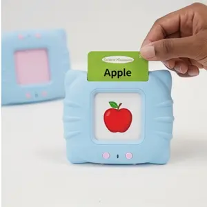 Early childhood education toys, early childhood education learning machines, an interactive flashcard set suitable for young children, containing 112 cards and 224 words. An educational toy suitable for children aged 2 to 4.