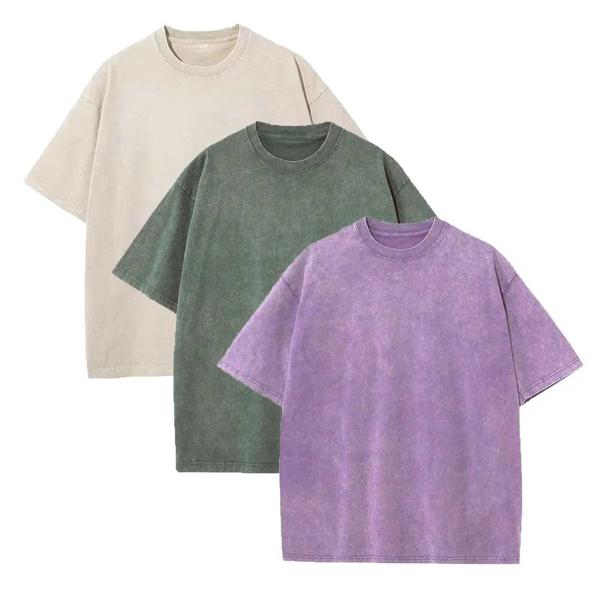 Sandstone Beige+Olive Drift+Lavender Mist