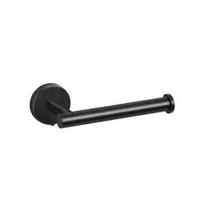 fathersdaygift VEVOR Toilet Paper Holder, Fits Mega Rolls Size, Premium Stainless Steel Rustproof Material, Wall Mounted with Screws, Toilet Roll Tissue Holder for Bathroom, Washroom, Kitchen, Matte Black