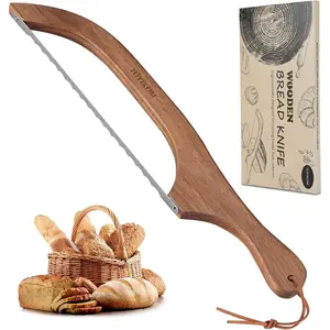 Sourdough Bread Bow Serrated Bread Knife Slicer Cutter Saw for Slicing Homemade Bread