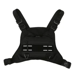 Men's Tactical Chest Bag - Tactical Accessories, Multi-functional Vest Bag with Adjustable Comfortable Shoulder Straps, Ideal for Hiking, Outdoor Activities, Travel Essentials