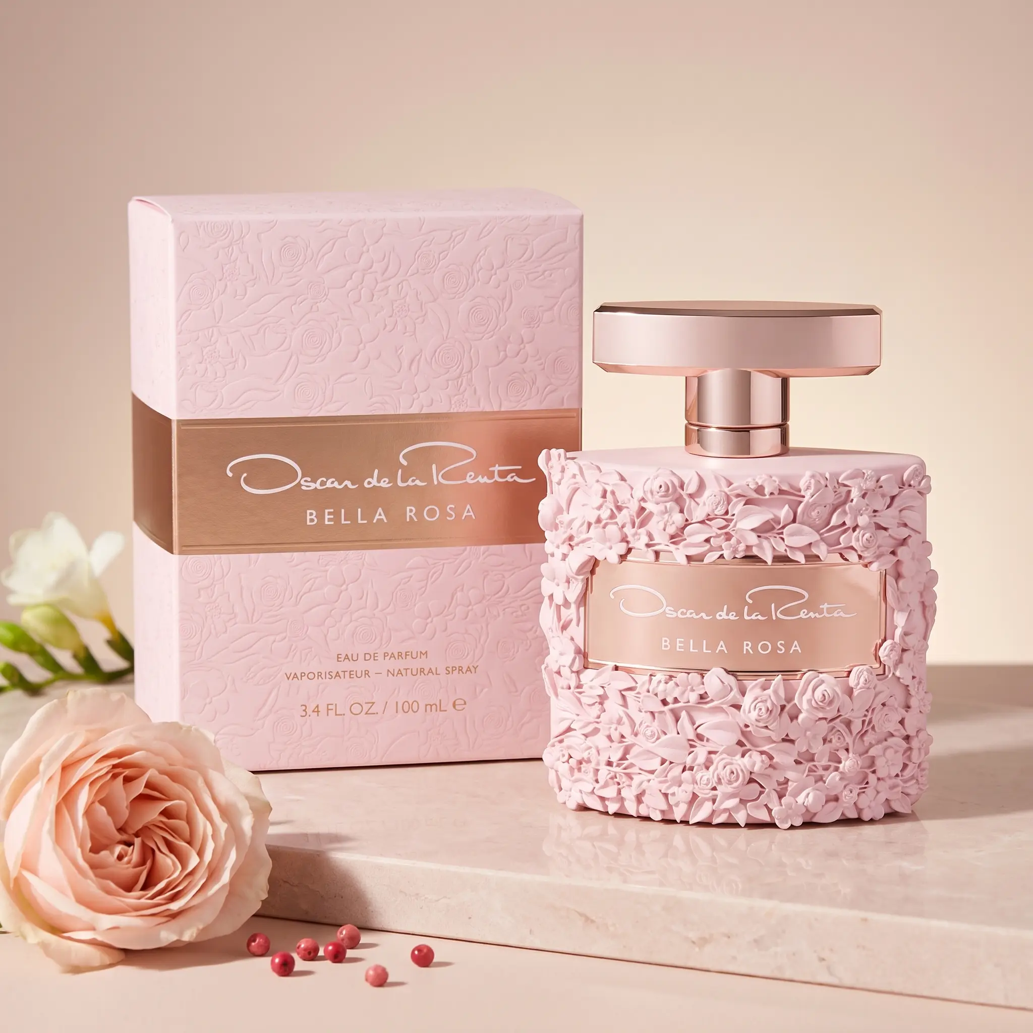 Bella Rosa by Oscar de la Renta for Women - 3.4 oz EDP Spray