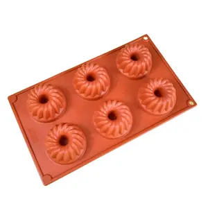 Silicone Mold for Savarin Mousse DIY, Cake Mold for Chiffon, Gugelhupf, Chocolate Dessert, Pudding, Perfect for Baking Enthusiasts