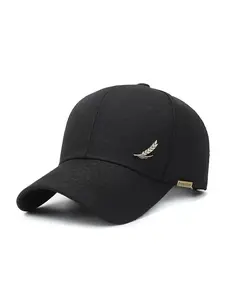Unisex Feather Baseball Cap, Adjustable Sun Protection Hat, Casual Fitted Design for Spring & Fall, Outdoor Travel Beach Vacation