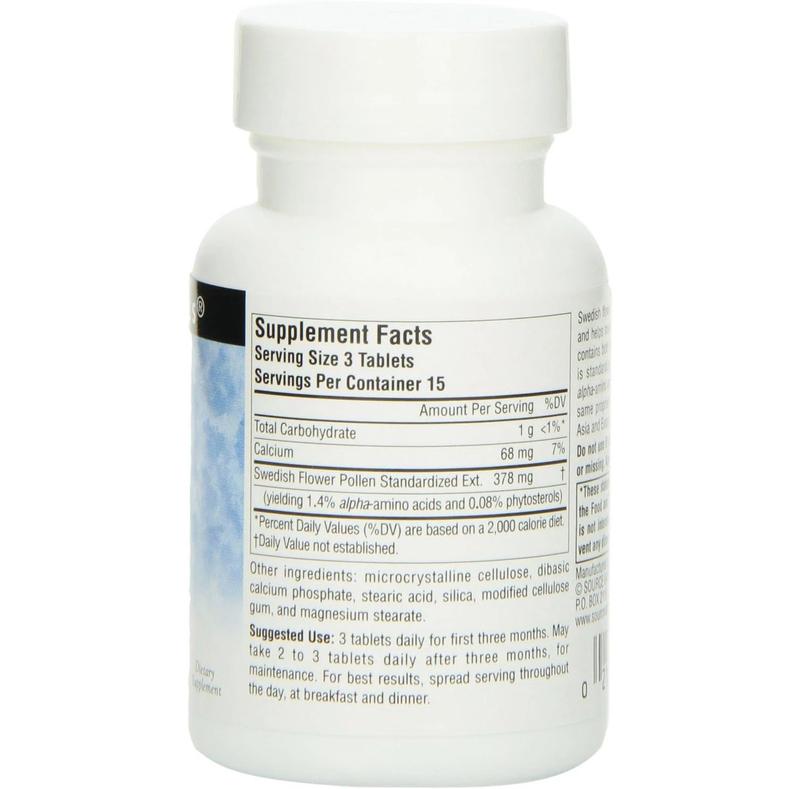 Swedish Flower Pollen Extract Supplement, Supports Prostate Function and Health Healthcare Fitness Vitamin