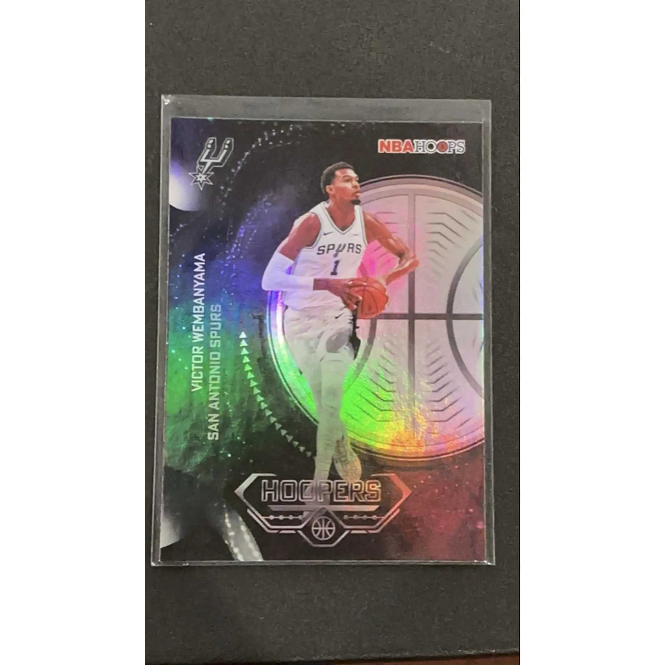 NBA Hoops Victor Wembanyama San Antonio Spurs Trading Card Collectible Basketball Memorabilia