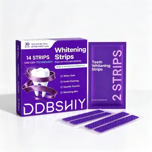 Purple Teeth Whitening Strips - 7/21 Whitening Sessions - Safe for Enamel - Non Sensitive Teeth Whitening - Peroxide-Free