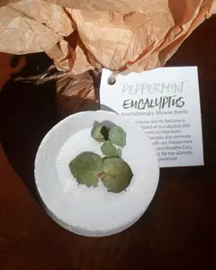 Peppermint Eucalyptus - Aromatherapy Shower Bomb