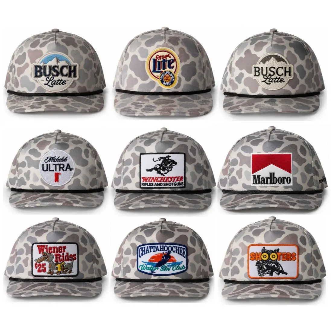 Full Limited Camo Trucker Hats Collection | Vintage Patch Snapback Caps | Outdoor, Hunting & Racing Style Mesh Hats | Multi-Design USA Heritage Collection