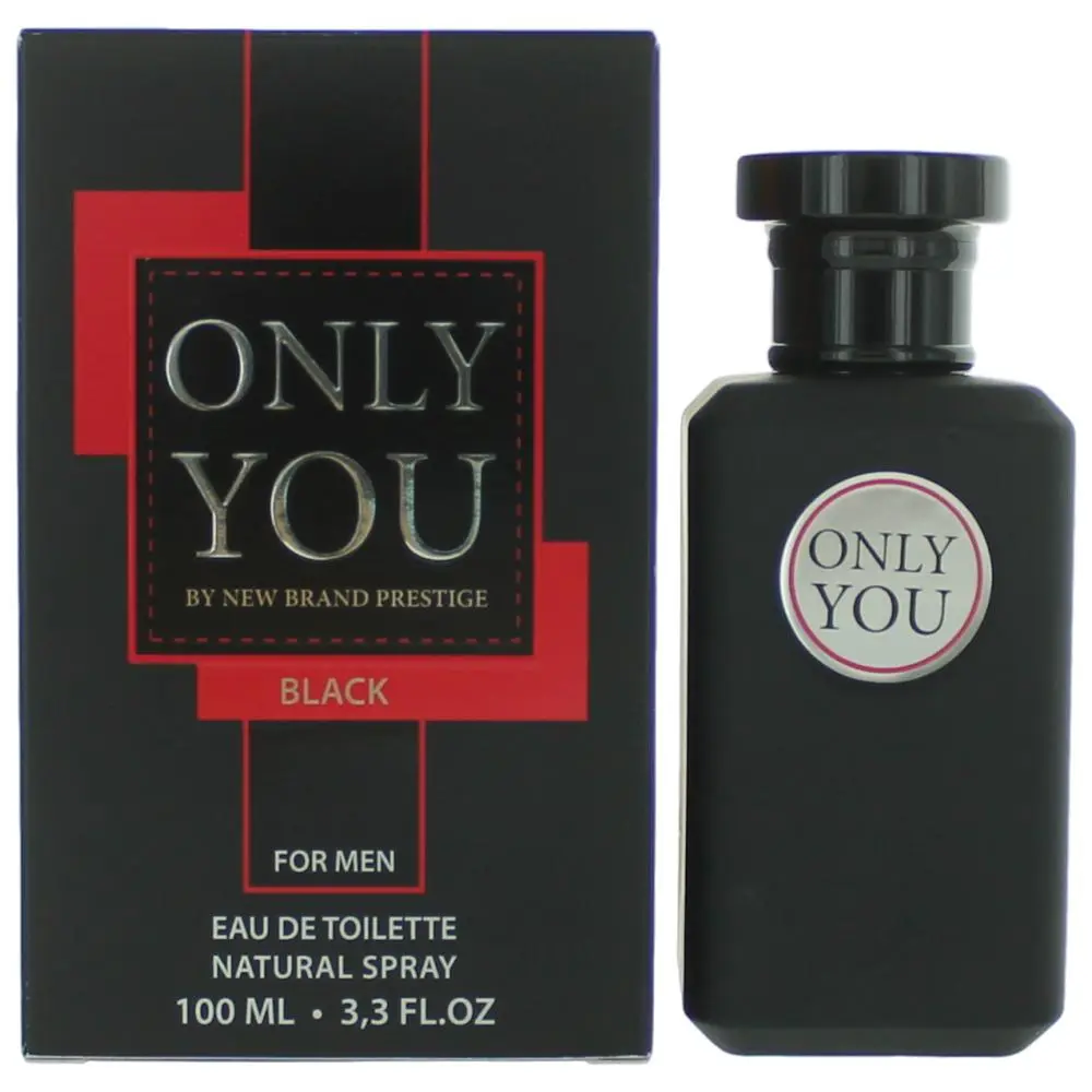 Only You Black Men's Aromatic Herbal Lavender Spicy Wood EDT Spray - 3.3 oz by New Brand