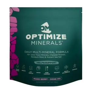 OPTIMIZE MINERALS Daily Multi-Mineral Formula 30 Day Supply - 70+ Essential Trace Minerals，Composite cellulose improves health and wellness