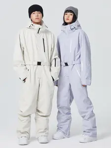 YEEFINE Women and Men's One Piece Ski Suit Waterproof Insulated Snowboard Jacket Snow Suit Winter Outdoor Snowsuit