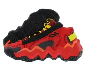 Adidas Exhibit B Mid Candace Womens Shoes, Color:Red/Black/Yellow