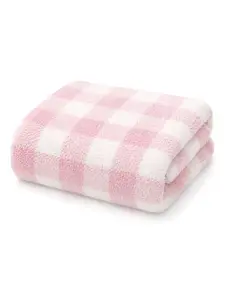 Phufy® Bliss Gingham Blanket, Petal Pink