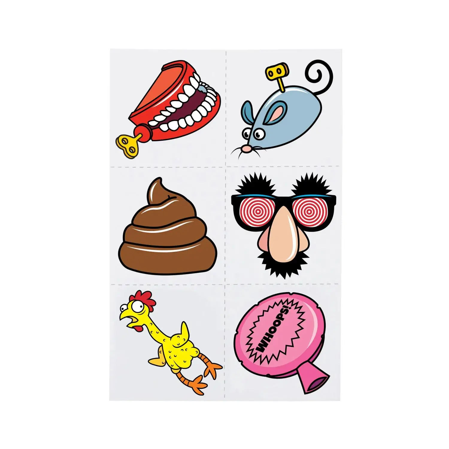 Bulk 72 Pc. Classic Gags Temporary Tattoos
