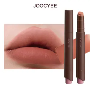JOOCYEE Velvet Rouge Lipstick (Shades 1990/111/188/147) - Soft Blur Matte, Transfer-Proof, Non-Drying, Waterproof Lip & Cheek Tint, Powder-Balm Formula, Silky Smooth, Beginner-Friendly Beauty Cosmetic for Summer Vibes