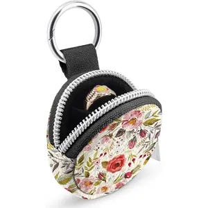 Ring holder keychain, Traveling Ring Holder Storage Bag, Anti-Lost Keychain Container for Rings, Jewelry
