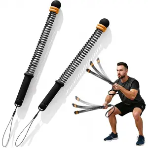 Cordless Battle Ropes, Ropeless Battle Ropes – Silent, No-Jump  Full-Body for Fitness Enthusiasts, HIIT Training, Home Gym & Indoor/Outdoor Workouts,  performance upgrade kit hand grip exerciser strengthener