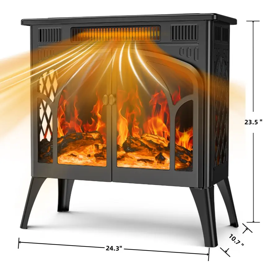 4 flame colors/double-door