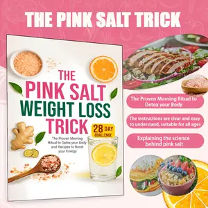 Salt Diet Plan Book, Proven Morning Rituals, Improve Digestion & Energy Boost, 28-Day Weight Loss Challenge, No Pills Needed, Meal Planner