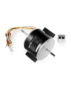 【fathersdaygift】VEVOR 3315332.005 RV AC Fan Motor Replacement Genteq F48AF70A61, Dometic Brisk Air II Fan Motor, Compatible with Dometic Brisk Air II B57915 B59516 B59146 B59186 - 1/4HP AC115V 3A 1650RPM (3 Speeds)