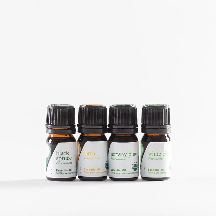 Christmas Tree Aroma Set with Essential Oils for Natural Aromatherapy Fragrance Scent
