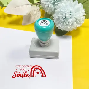 Healing Encouragement Stamp, Clear Ink, Reward Incentive Comment Seal, Suitable for Gift Boxes, Diaries, Notebooks, Gifts