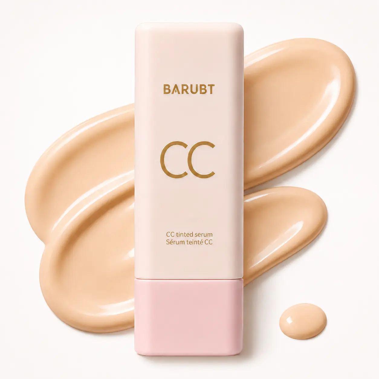 Tinted Serum Foundation for Women, Lightweight Hydrating Skin Tint Makeup with Natural Dewy Finish, Buildable Coverage, Easy Blend Face Makeup in Light & Medium Shades for Daily Beauty Routine