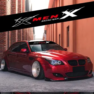 Reflective Windshield Sticker 130x21cm, Removable Decal for Front & Rear Auto Styling, Easy Installation Car Accessory, Decal for Cars