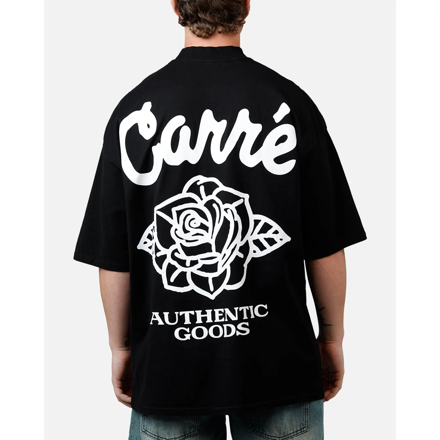 Carre Rosa T-Shirt Black