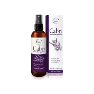 Calm Aromatherapy Mist with Lavender & Chamomile - Natural Sleep & Pillow Spray by Brookethorne Naturals