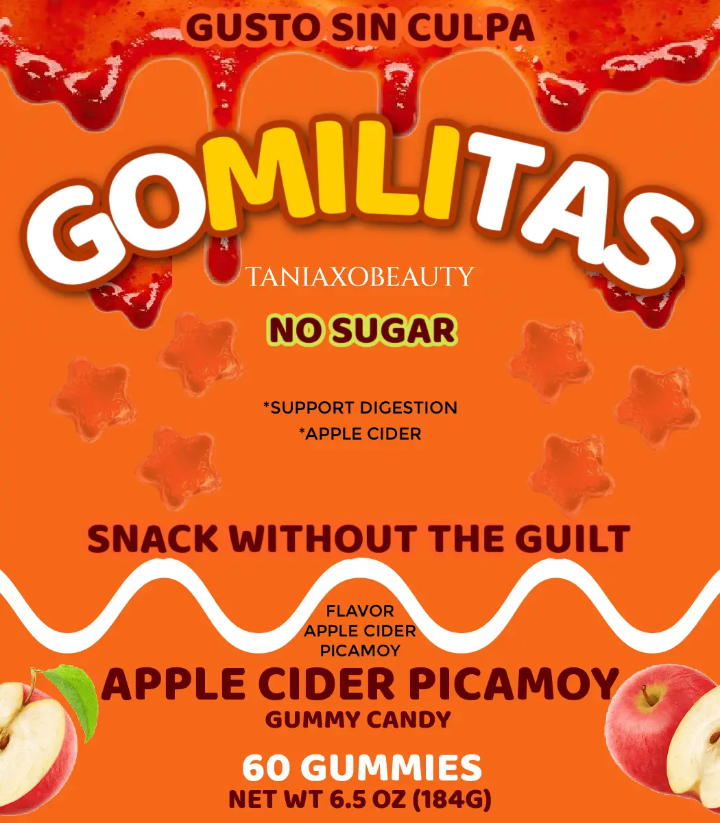 TANIAXO BEAUTY GOMILITAS GUMMIES APPLE CIDER PICAMOY GUMMY WET GUMMIES