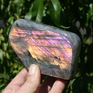 XL 1.25lb Pink Purple Labradorite Crystal Freeform Tower