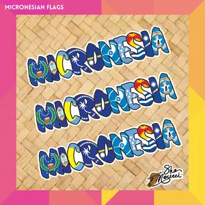 Micronesian Flags Sticker