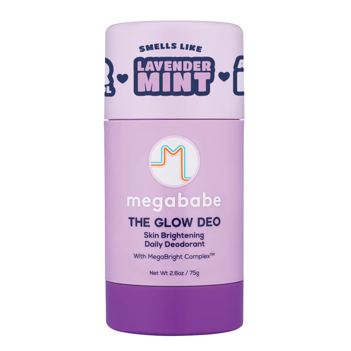 Megababe Daily Deodorant - The Glow Deo | Aluminum-Free, All Natural | 2.6 oz