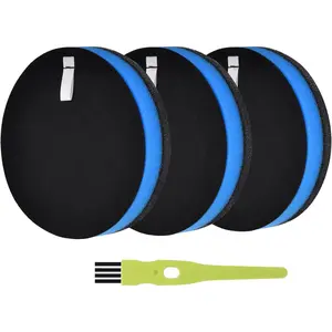 3 Sets Replacement Filter Compatible with Bissell Cleanview Pet Vacuum 2252 2254 2256 2258 2486 PowerGroom 22528 PowerForce 3334 Powerlifter, PowerClean & PowerEase, Compare to  # 12141 & 1601972