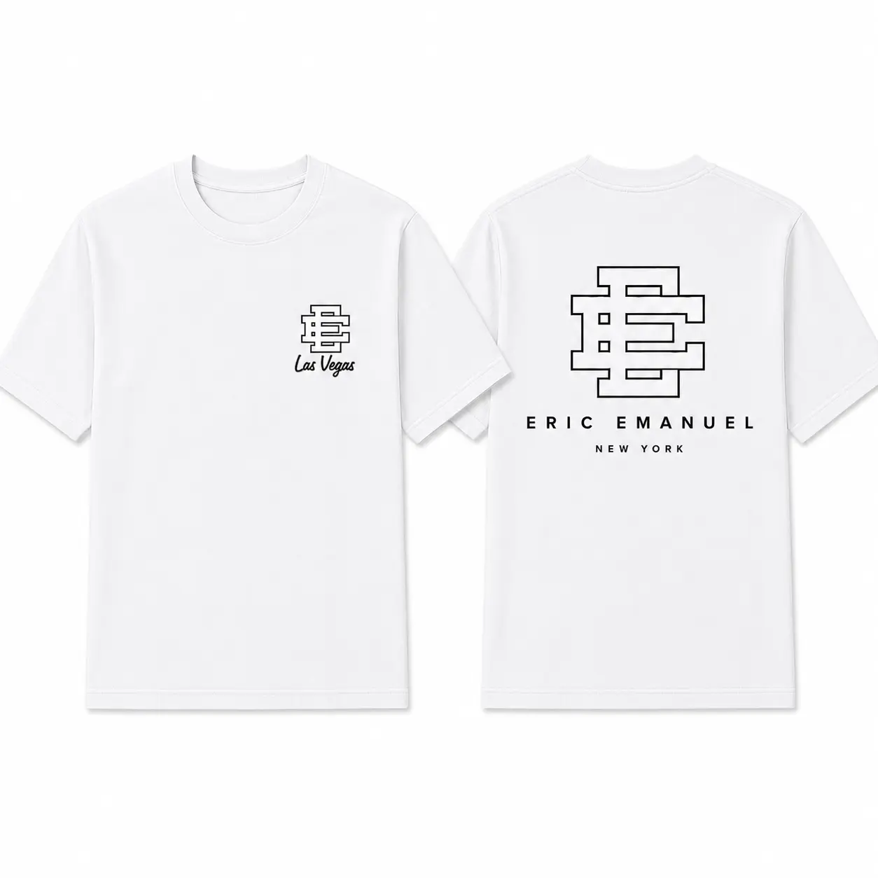 Eric Emanuel Tee, Las Vegas Logo Graphic T Shirt, Premium Cotton Tee, Unisex Streetwear, Casual Oversized Fashion Top, EE