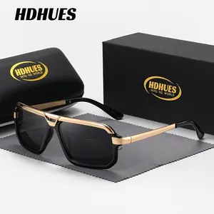 HdHues unisex metal trendy fashion style sunglasses for outdoor travel