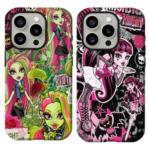 Monster High Draculaura Venus McFlytrap Phone Cases for iPhone 17 Air 16 Pro Max 15 14 Plus 13 12 11 Y2K Goth Cover