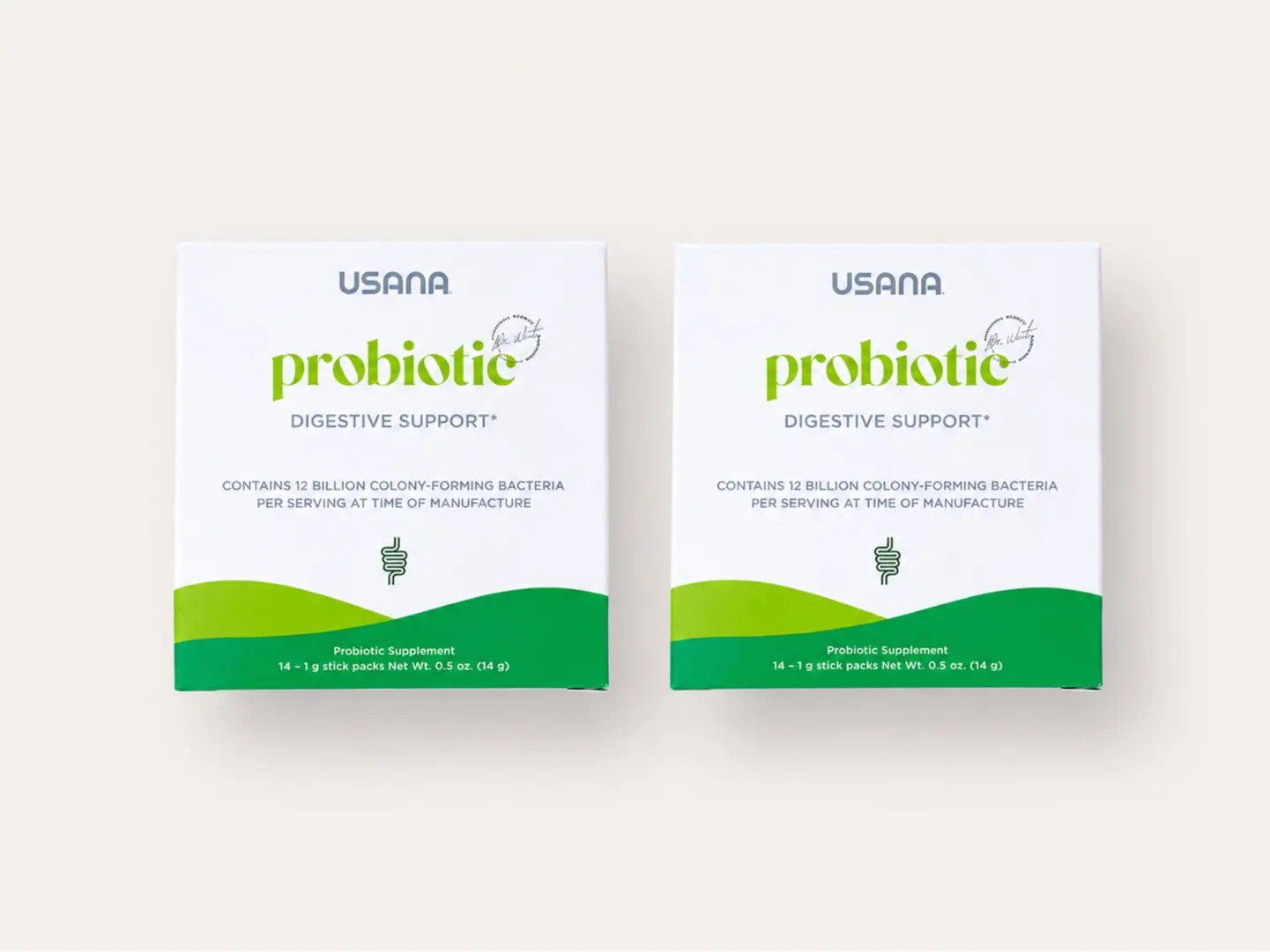 USANA Probiotic 2 Pack | Daily Probiotic Supplement | Shelf-Stable Formula | Probiotic Capsules | USANA Probiotic | 2 Pack | Shelf-Stable Probiotic | Probiotic Formula | Individual Probiotic Products | Original USANA Product | Daily Probiotic