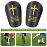 Cross Football Shin Guards, Football Equipment, Football Accessories, Soccer Gear, Soccer Equipment, Thickened Anti-Collision, Fits Calf, Lightweight and Compact, Unisex Sports Protection