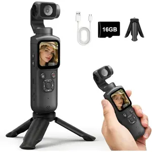 4K Digital Camera for Vlogging and Beginner Creators, Handheld Video Camera with PDAF Autofocus, 330? AI  , WiFi App Control, Webcam and  Screen