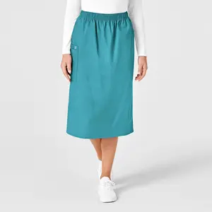 Wink WonderWork Pull-On Cargo Scrub Skirt