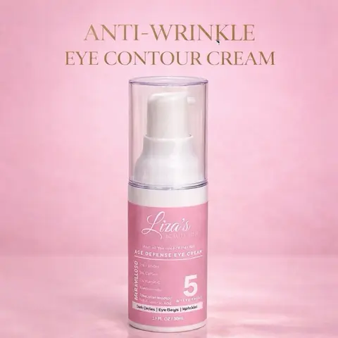 1090- Liza's Beauty Lab Eye Defense Cream 30ml - Formulated for Red Circles & Eye Bags - Targeted Eye Care Solution