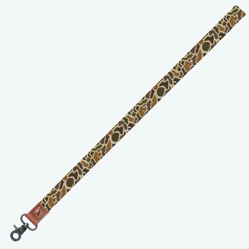 Old School Camo Long Lanyard